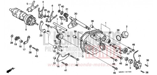 GEARSHIFT DRUM CB750F2X de 1999